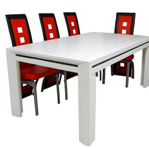 Table moderne et 6 chaises