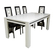 Table moderne et 6 chaises, vue 3
