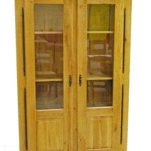Vitrine Campagnarde chêne