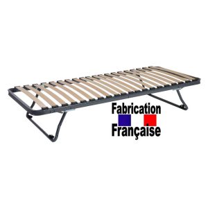 Sommier pieds repliables 80x190