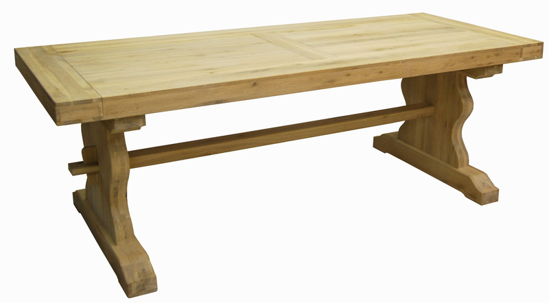 Table monastère chêne cérusé 220