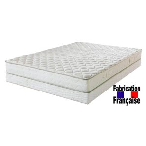 Sommier tapissier+matelas couchage latex 160