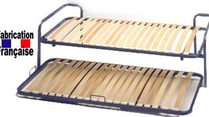 Lit gigogne 2x80x190 + 2 matelas