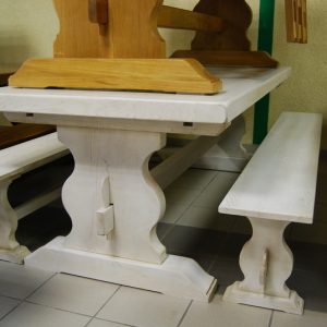 Table monastère 220 + 2 bancs
