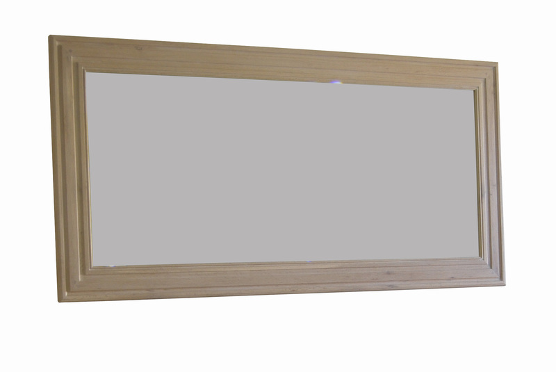 Miroir chêne cérusé