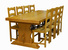 Table monastère chêne 220 Sully, vue 4