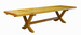 Table pieds en X chêne 180 Sully, vue 6