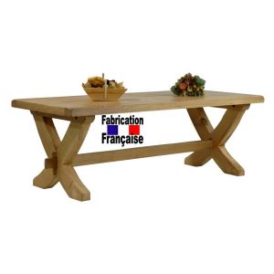 Table chêne pied X 220 Bastide