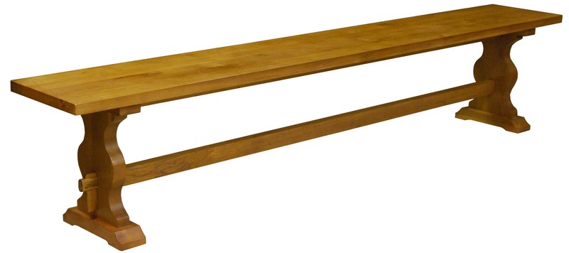 Banc monastère chêne Sully