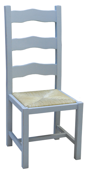 Chaise chêne grisé Cantal assise paille