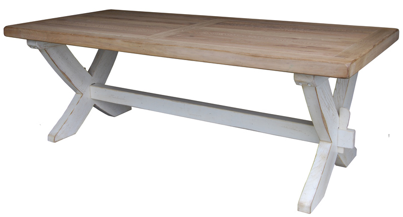 Table chêne pieds X Jorcy