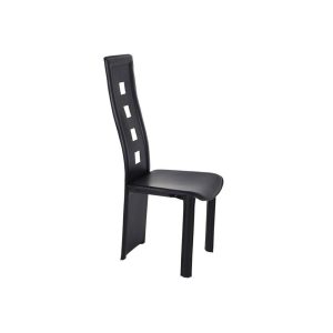 Chaise moderne Cassis noire