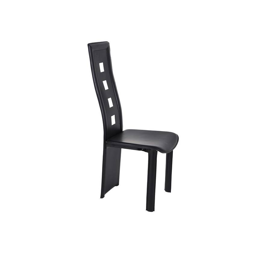 Chaise moderne Cassis noire