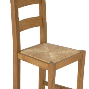 Chaise chêne assise seigle Laura