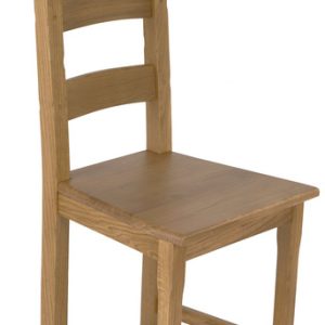 Chaise chêne assise bois Laura