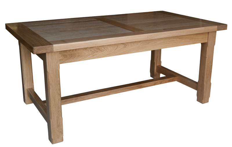 Table chêne Anjou 180 ouverture centrale