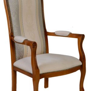 Fauteuil Voltaire beige 42