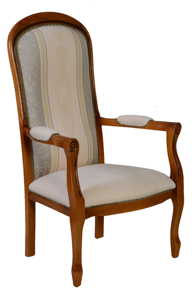 Fauteuil Voltaire beige 42