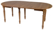 Table ronde 6 pieds 3 allonges Sully, vue 6