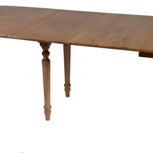 Table ronde 6 pieds 3 allonges Sully