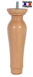 Pieds rustiques vernis lot de 4