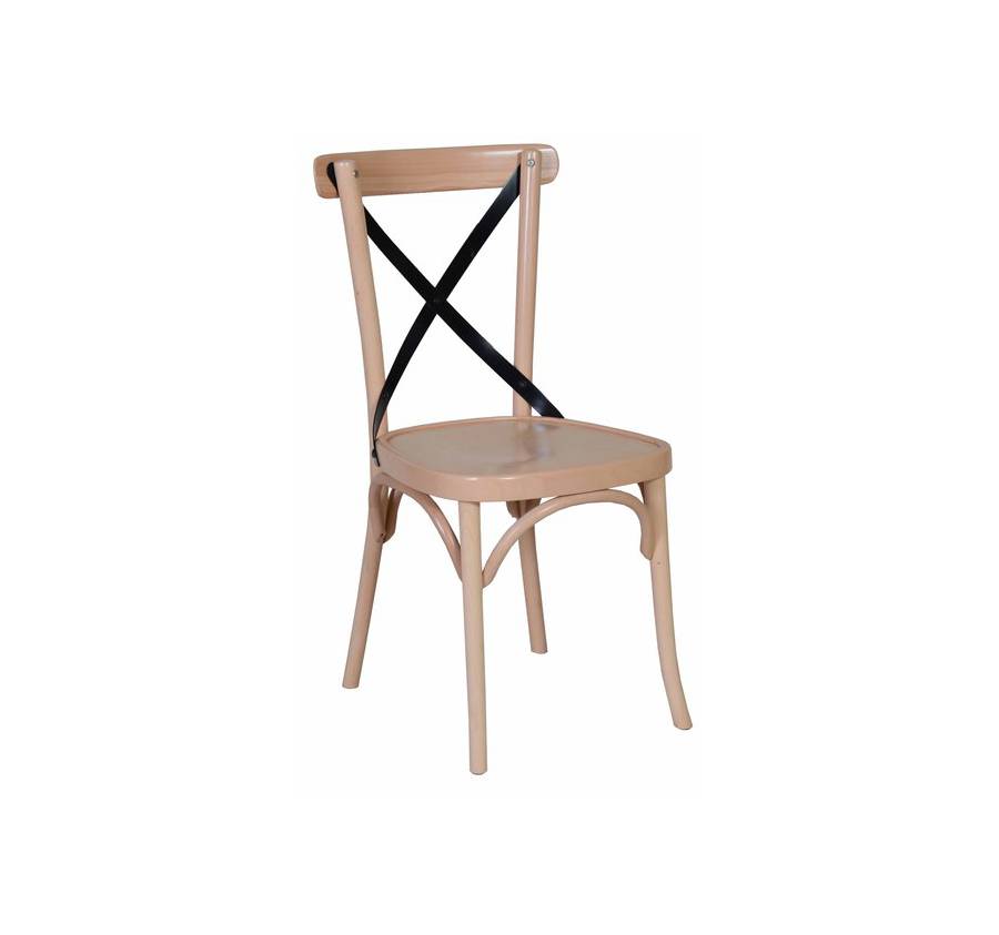 Chaise bistrot croisillon
