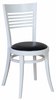 Chaise bistrot classic blanche