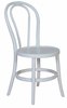 Chaise bistrot hêtre blanche