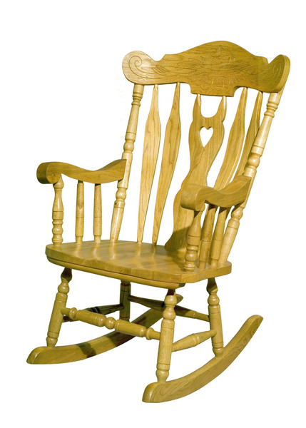 Rocking chair chêne massif
