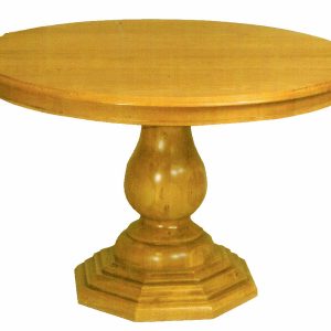 Table ronde chêne Auvergne