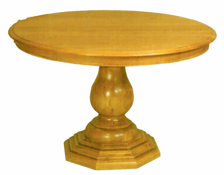 Table ronde chêne Auvergne