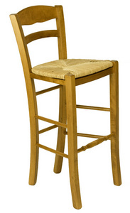 Tabouret bar hêtre assise seigle Cherie