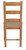 Chaises chêne assise bois Vinciannes, vue 5