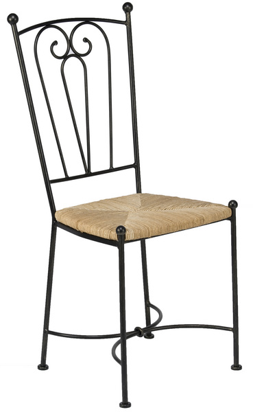 Chaise fer forgé marie