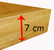 Table de ferme chêne, vue 3