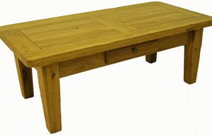 Table basse chêne 1 tiroir Cantal