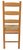 Chaise teinte chêne Lorraine assise seigle, vue 5
