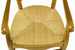 Fauteuil hêtre massif assise seigle Nonna, vue 5