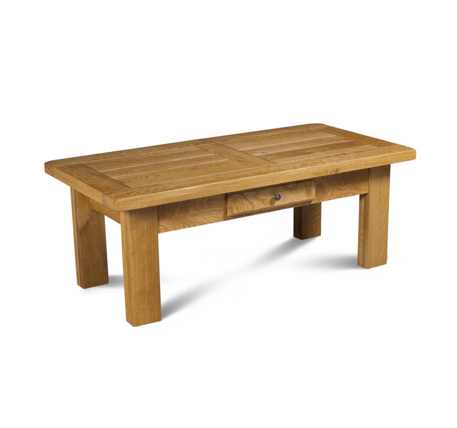 Table basse rustique chêne Manoir