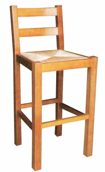 Tabouret bar chêne Vendome