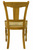 Chaises chêne dossier sculpté Epis, vue 6