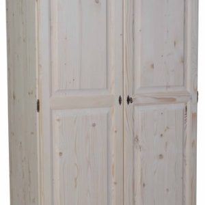 Armoire 2 portes pin brut