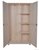 Armoire 2 portes pin brut, vue 3