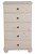 Chiffonnier 5 tiroirs pin brut, vue 4