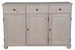 Buffet 3 portes pin brut, vue 3