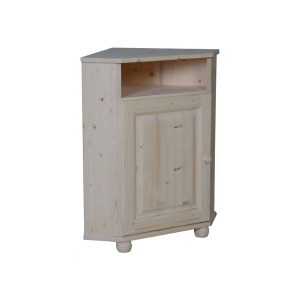 Meuble d'angle pin brut