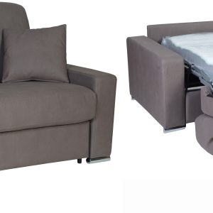 Canapé lit convertible Turin type Rapido couchage Bultex